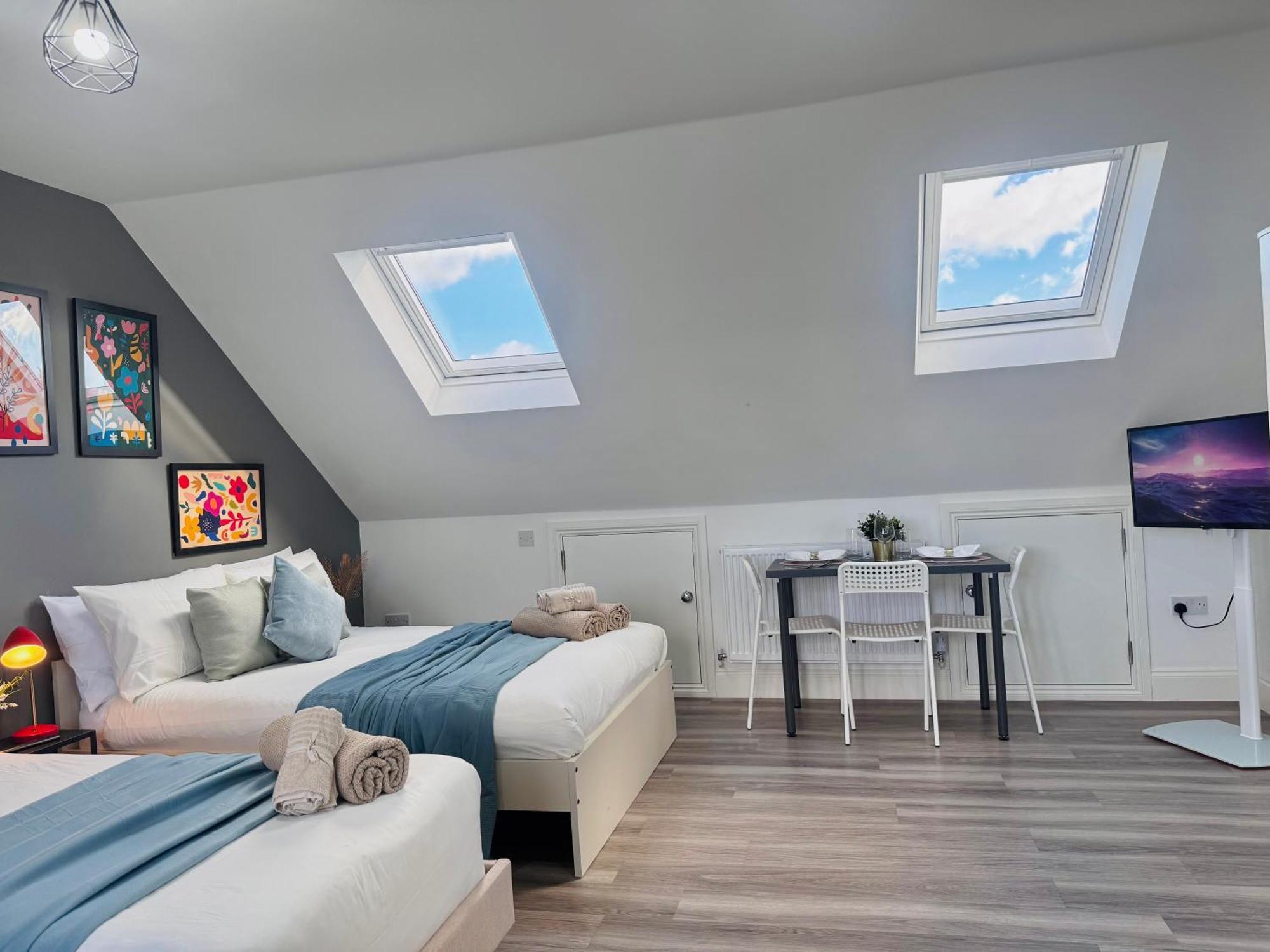 Bright Studio Loft 30Min To Central London Ngoại thất bức ảnh