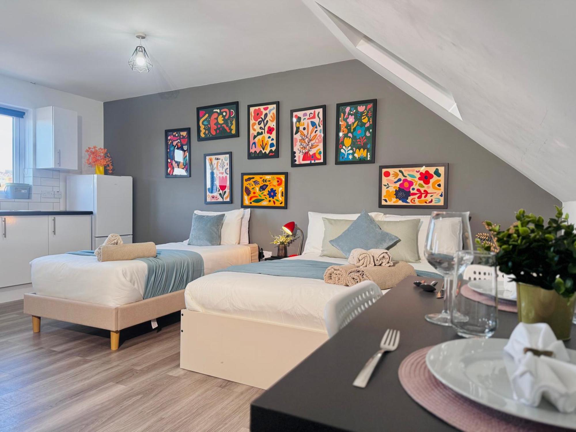 Bright Studio Loft 30Min To Central London Ngoại thất bức ảnh